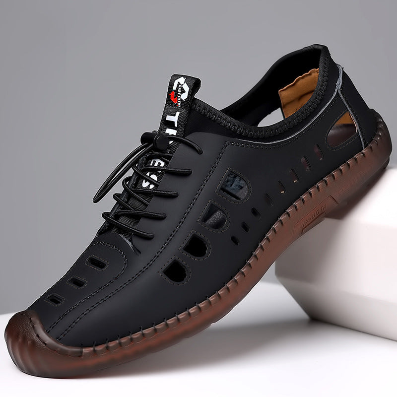 2025 Men's Leather Soft Sole Casual Shoes(cm325)