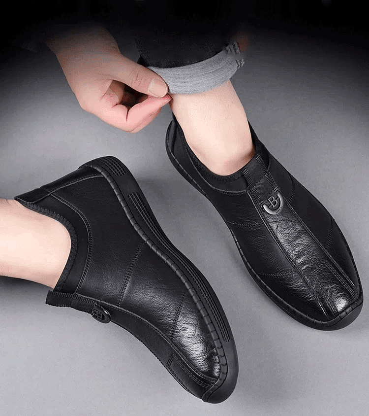 retro trend casual high top men's shoes