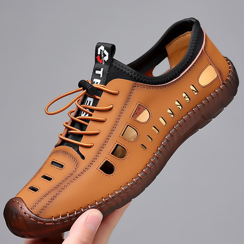 2025 Men's Leather Soft Sole Casual Shoes(cm325)