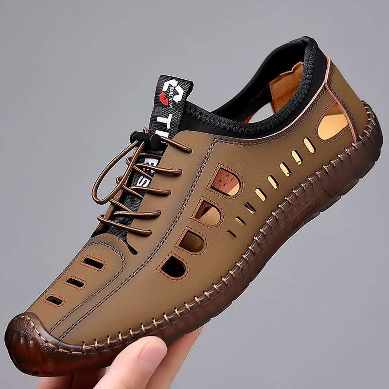 2025 Men's Leather Soft Sole Casual Shoes(cm325)