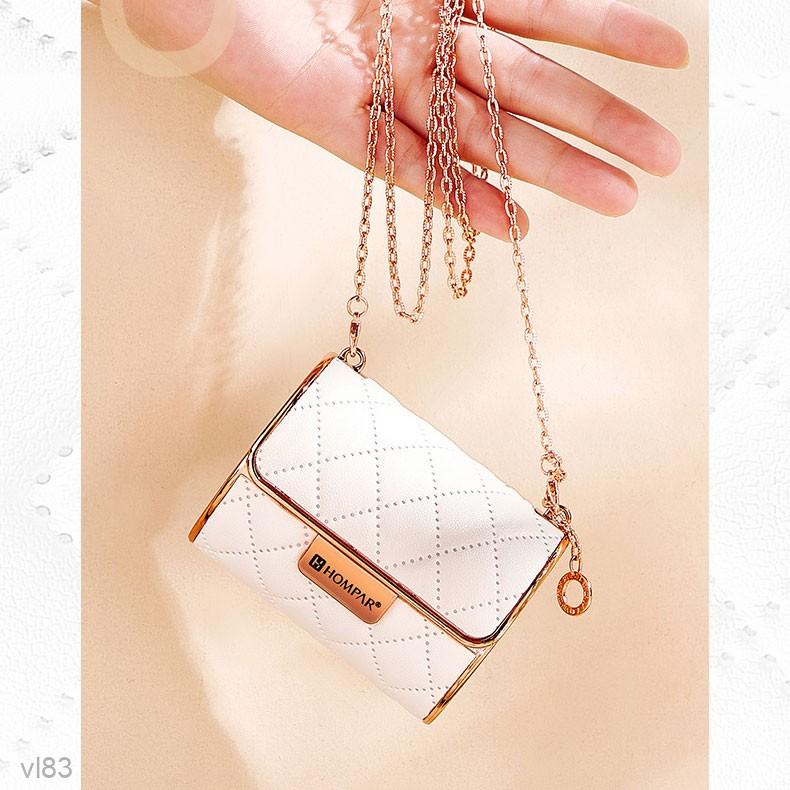 ae719-Luxury pet leather bag soft mist lipstick set