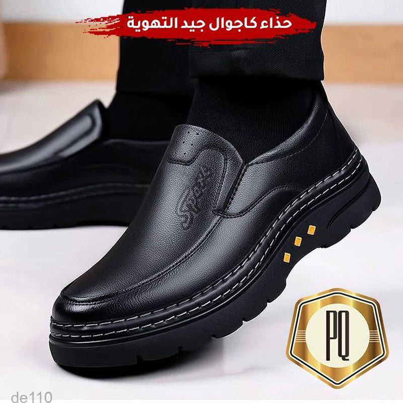 الرجال منصة الأحذية الجلدية عارضة(de110)