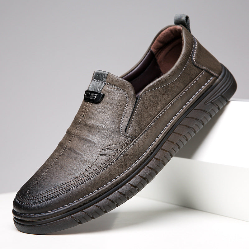 2024 new men's casual leather shoes