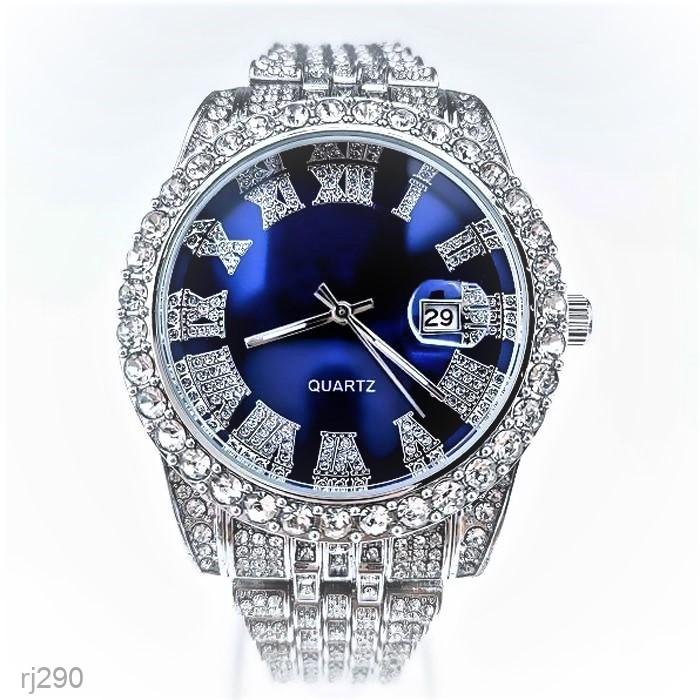Iced Out Moissanite Diamond Watch(iq)