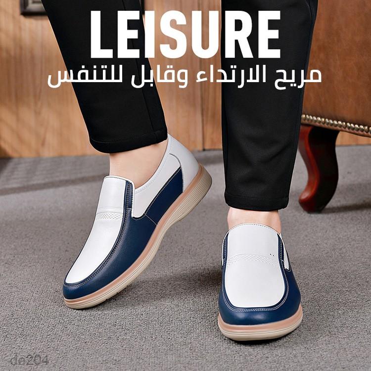 أحذية جلدية يومية عادية للرجال(de204)