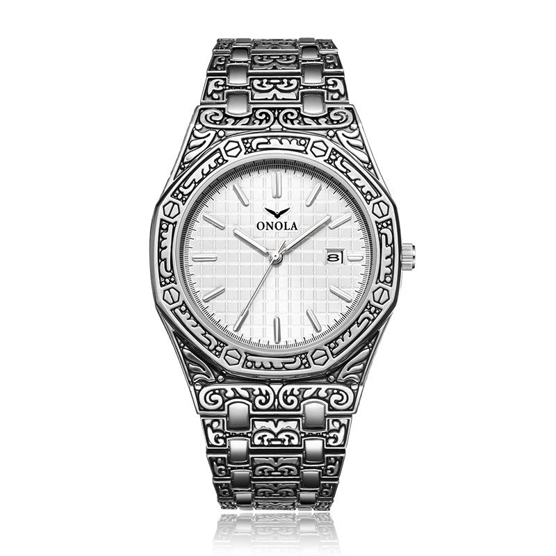 wh25-Fashion personality trend business men's watch