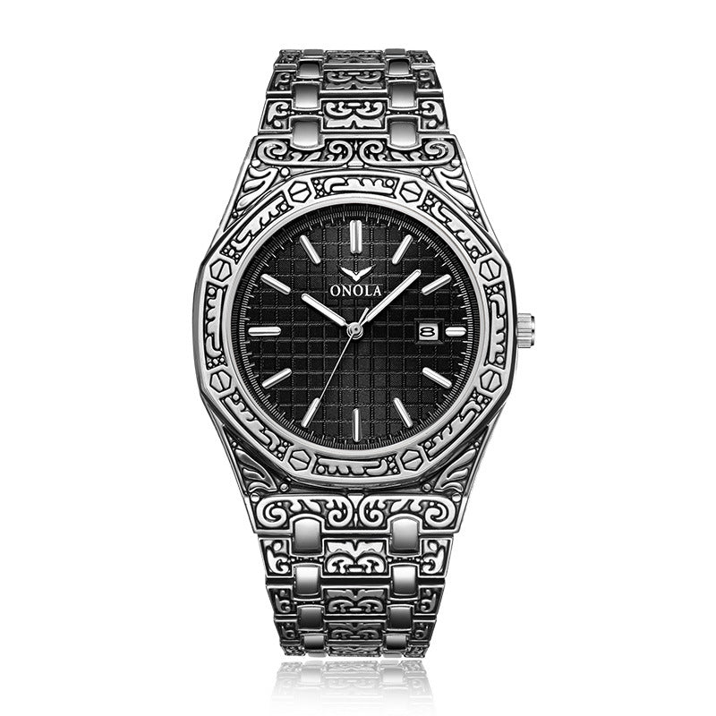 wh25-Fashion personality trend business men's watch
