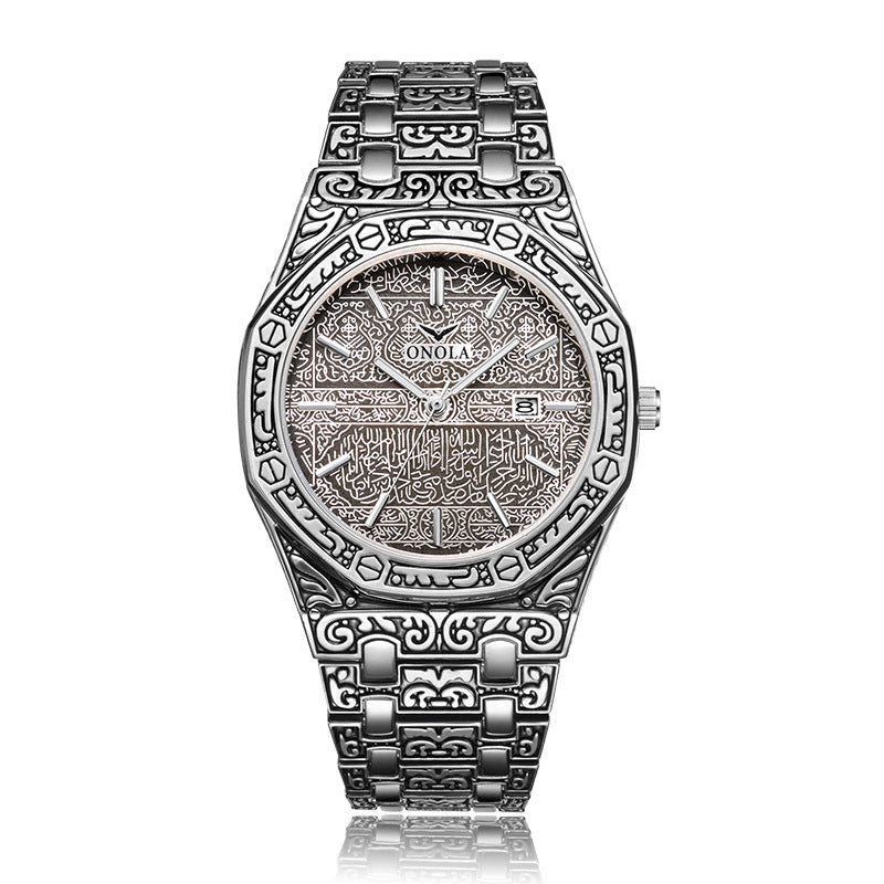 wh25-Fashion personality trend business men's watch