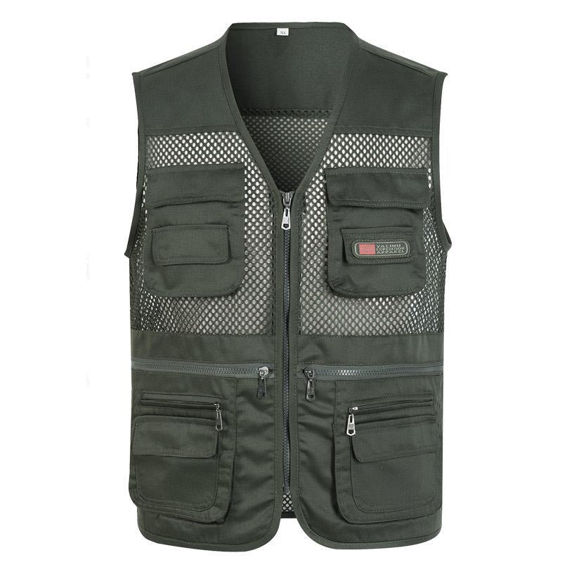 jk104-Men's autumn casual mesh vest