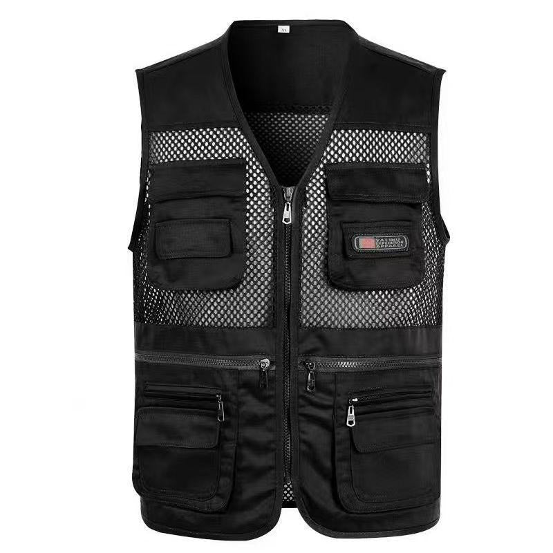 jk104-Men's autumn casual mesh vest
