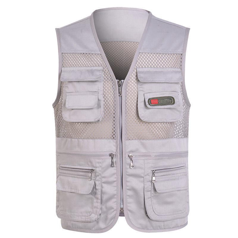 jk104-Men's autumn casual mesh vest