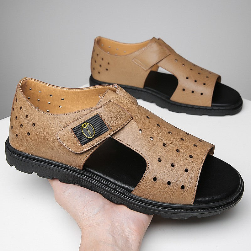 2025 Summer Hollow Breathable Roman Sandals(cp122)