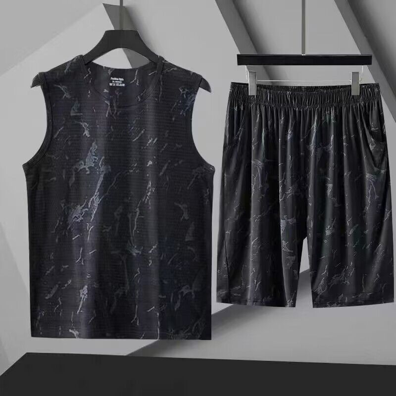 zd125-Men's summer breathable quick-drying casual sports suit