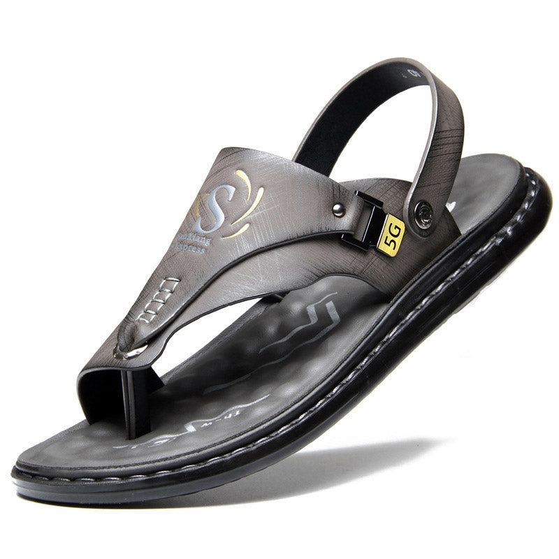 luu37-Men's casual outerwear sandals and slippers