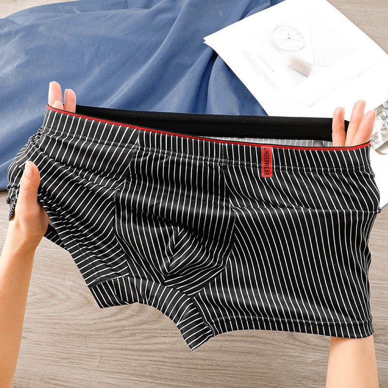 cm312-2025 Men's Sports Loose Antibacterial Breathable Boxer Briefs