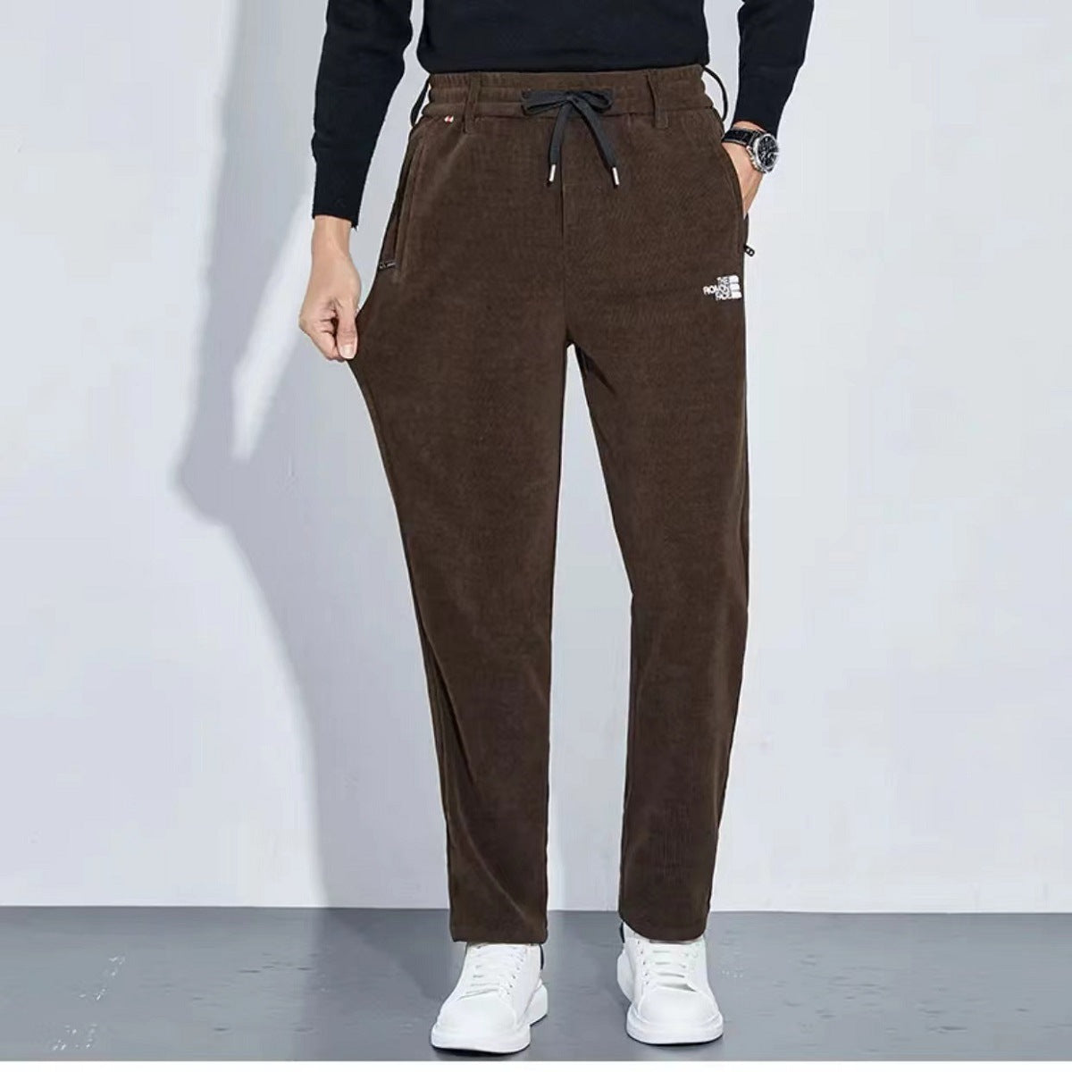 Autumn men's loose straight Korean style casual pants