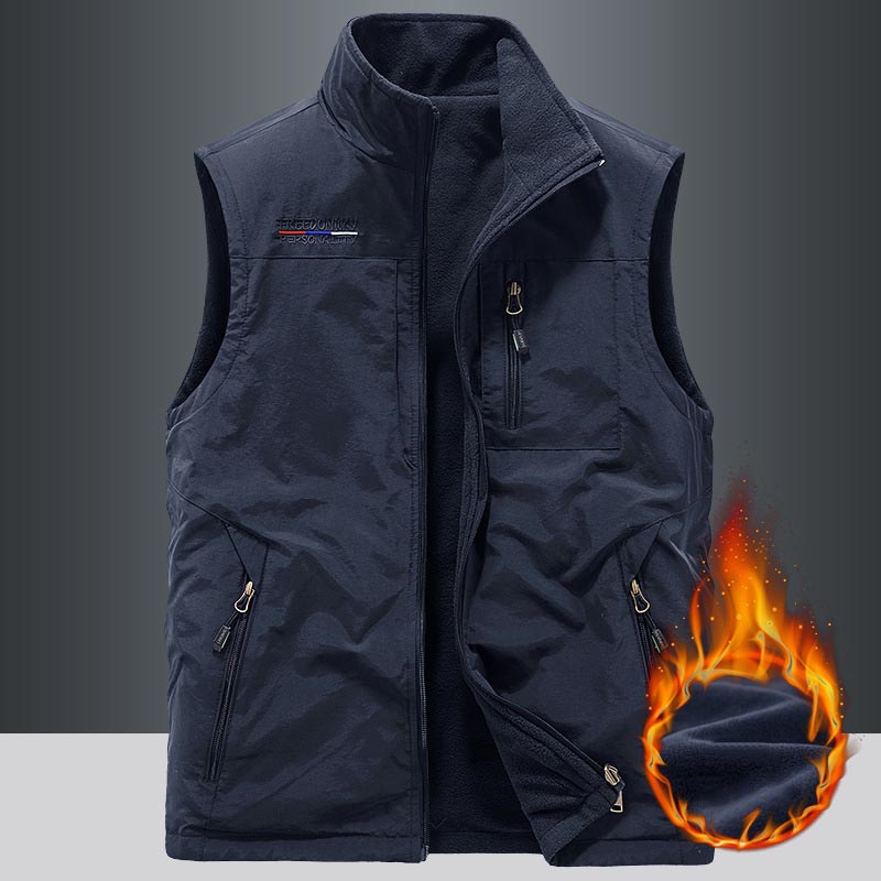cm379-Men's Outdoor Autumn and Winter Reversible Vest