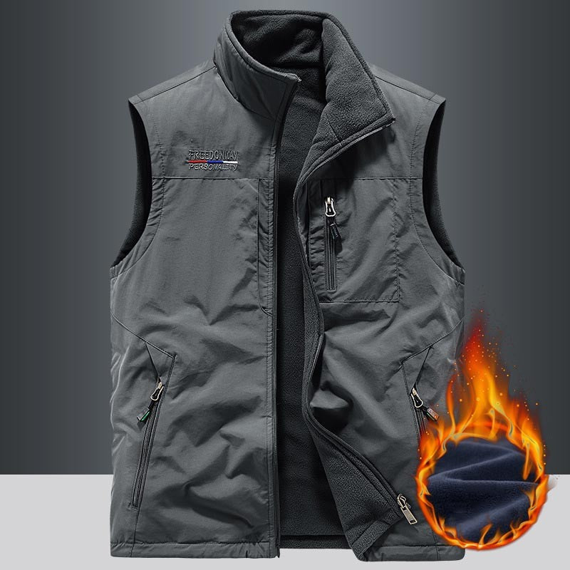cm379-Men's Outdoor Autumn and Winter Reversible Vest