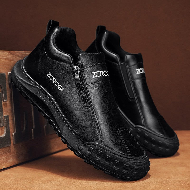 Men's four-season outdoor casual leather shoes