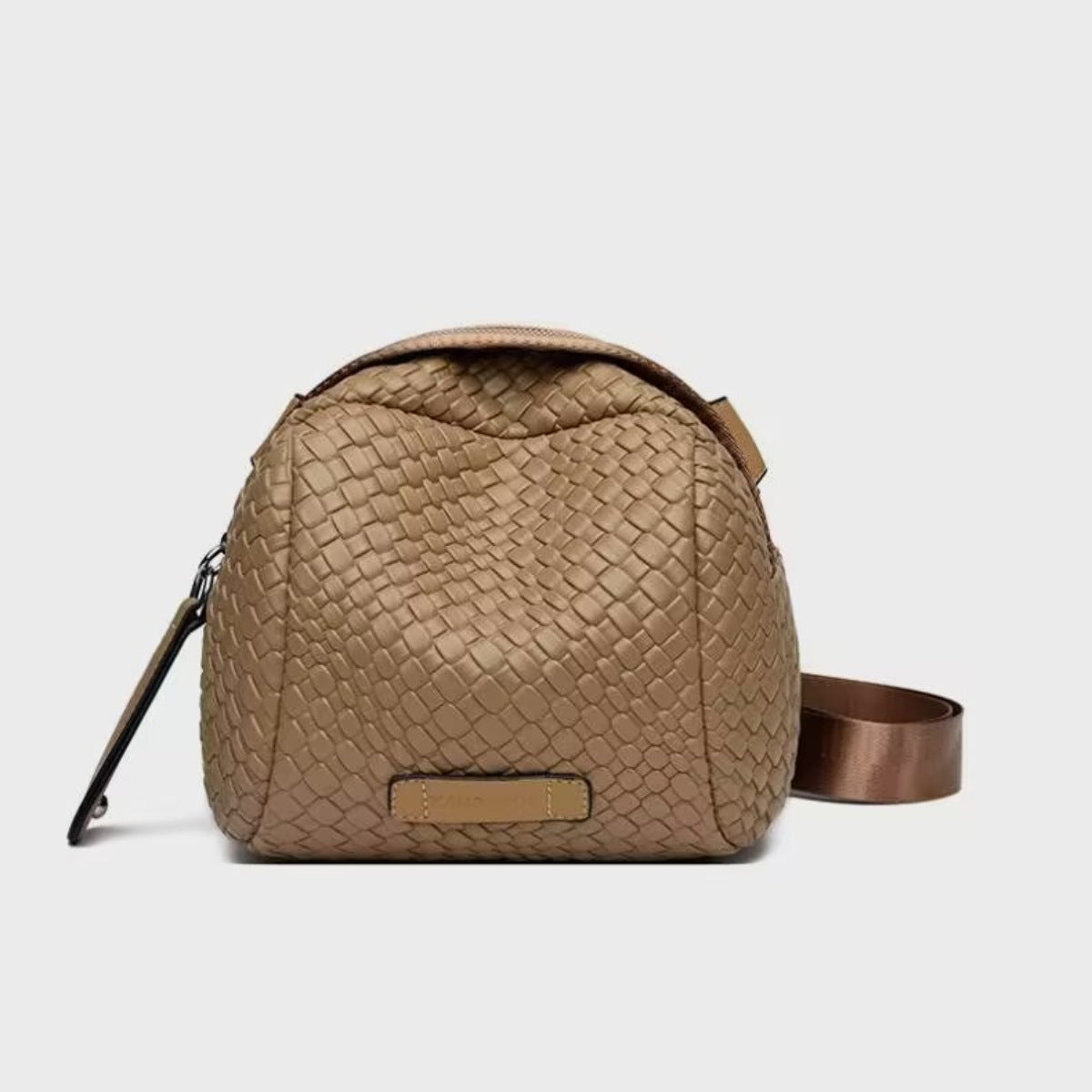 ae411-Versatile light luxury women's one-shoulder diagonal casual simple black small bag shell bag