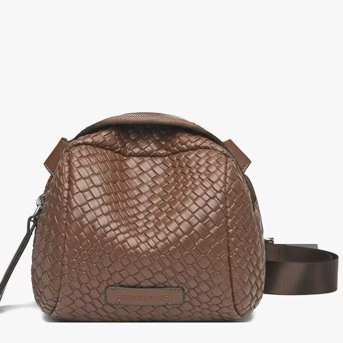 ae411-Versatile light luxury women's one-shoulder diagonal casual simple black small bag shell bag