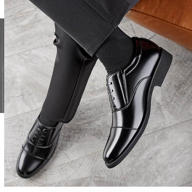 2024 Summer Patent Leather Business Formal Leather Shoes