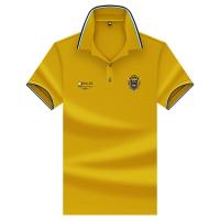 zd96-2025 Fashion casual solid color short-sleeved polo shirt