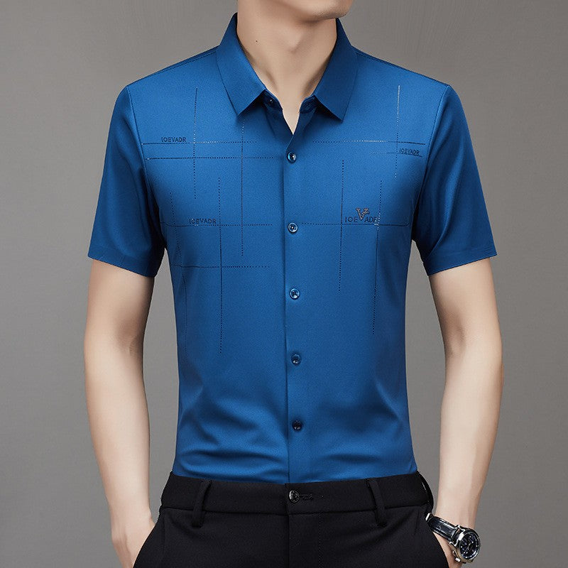 clz7-summer short sleeve business men's shirt