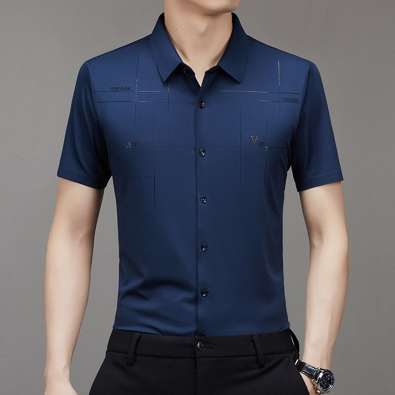 clz7-summer short sleeve business men's shirt