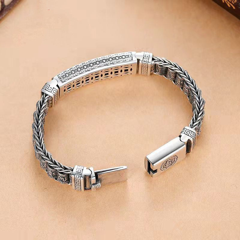 clz8-Creative retro good luck bracelet