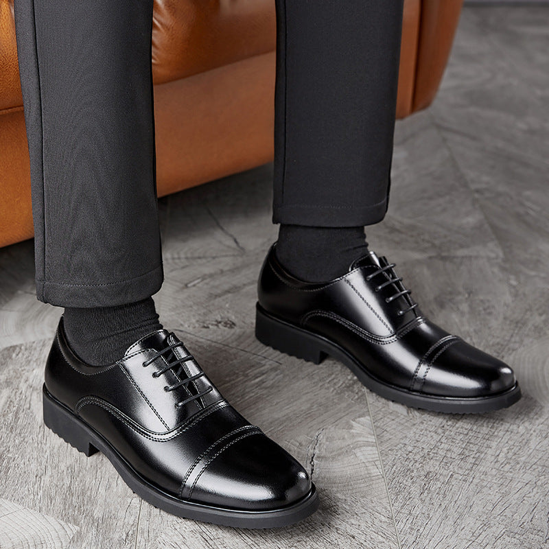 2024 Men's patent leather business formal leather shoes