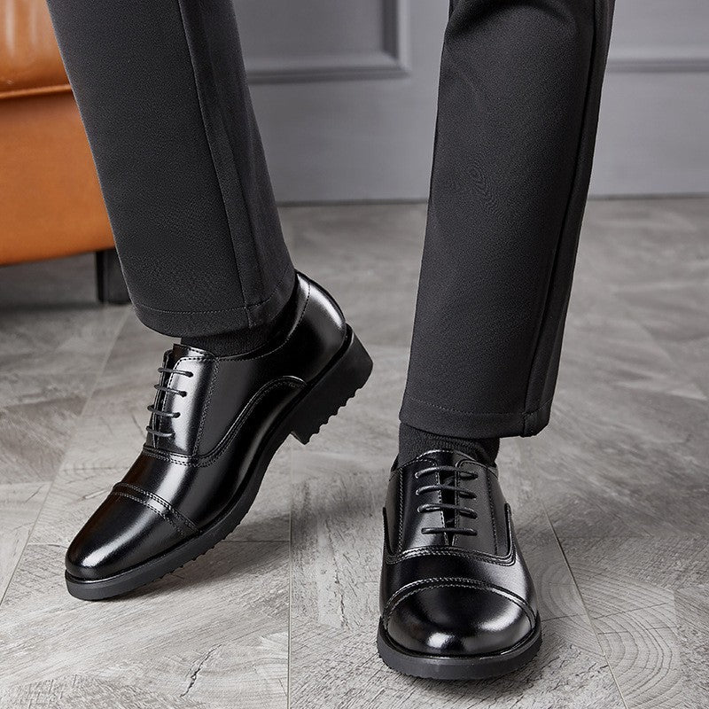 2024 Men's patent leather business formal leather shoes
