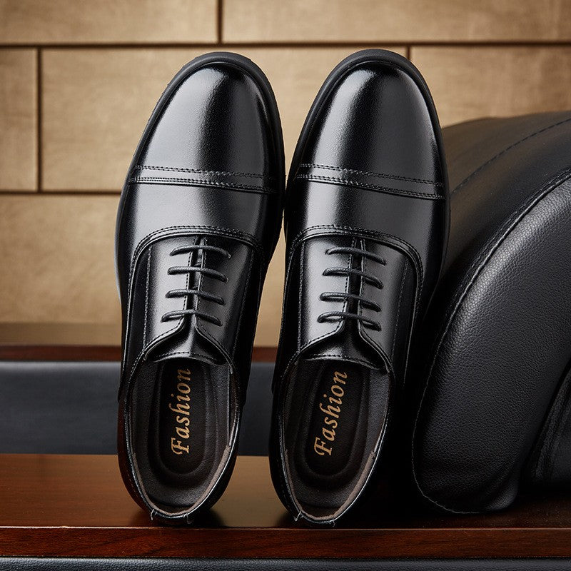 2024 Men's patent leather business formal leather shoes
