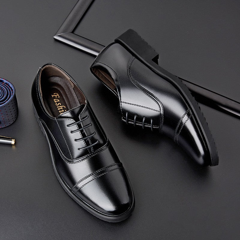 2024 Men's patent leather business formal leather shoes