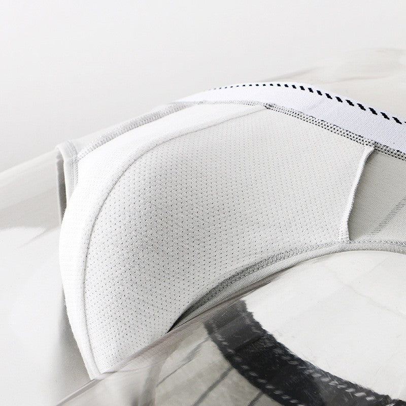 ae469-Men's striped cotton breathable briefs