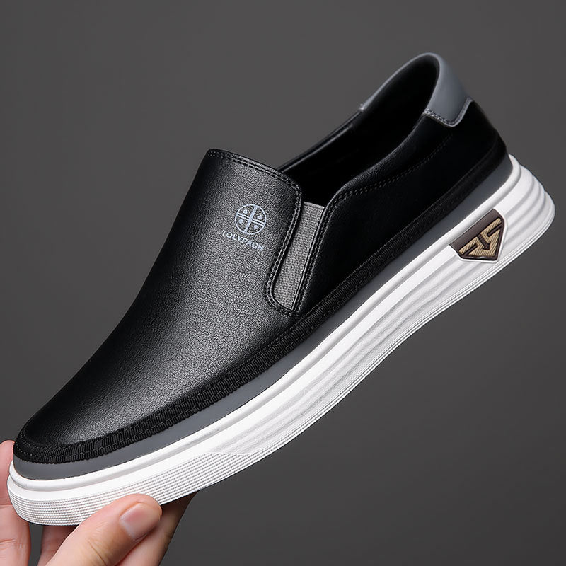 Spring and summer men's casual leather shoes(mx595)
