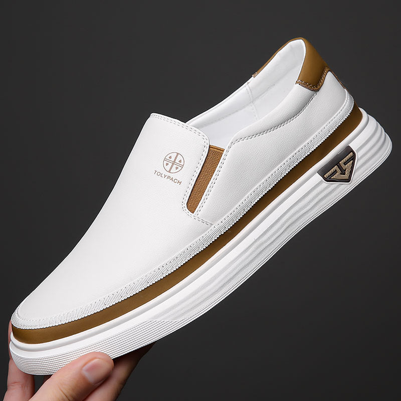 Spring and summer men's casual leather shoes(mx595)