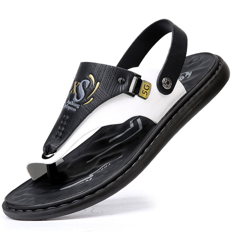 luu37-Men's casual outerwear sandals and slippers