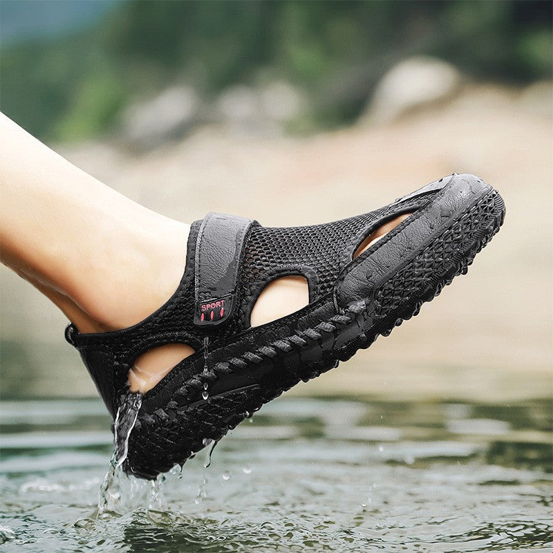 Breathable and versatile hollow mesh men's shoes(px182)