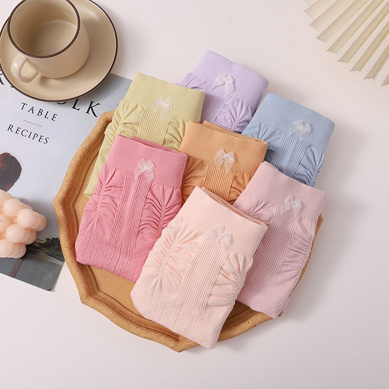 2024 high waist plus size 7-pack women's underwear