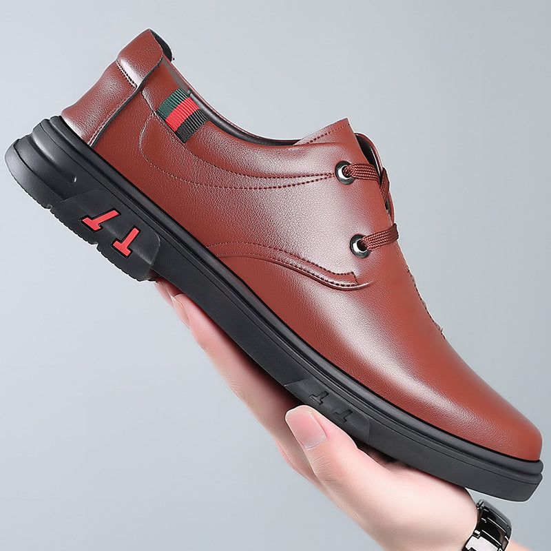 2024 Classic casual men's leather shoes