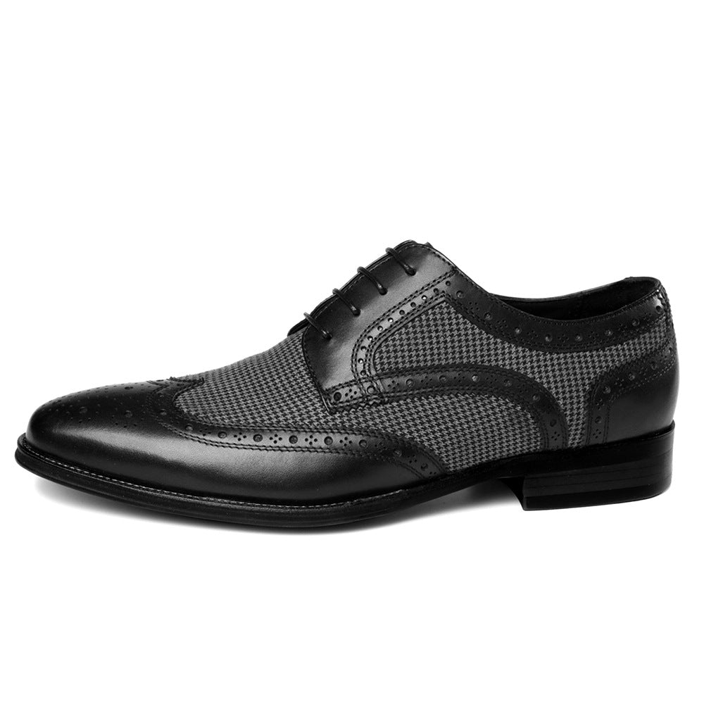 qh89-men's retro casual leather shoes