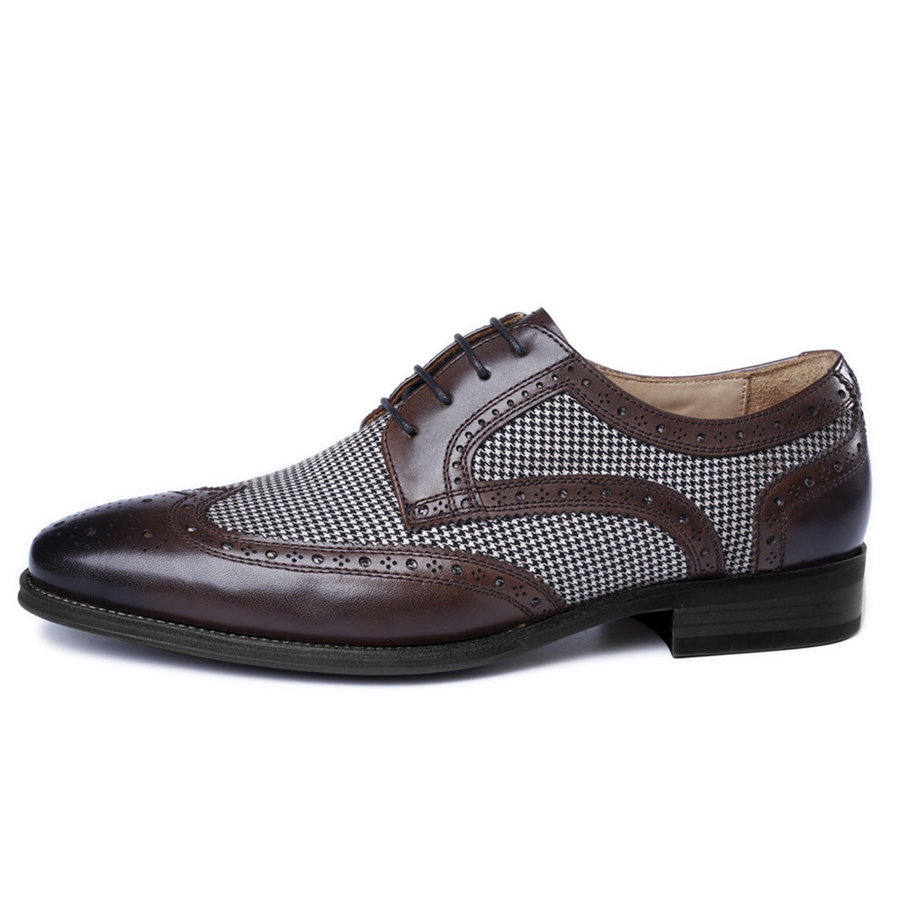 qh89-men's retro casual leather shoes