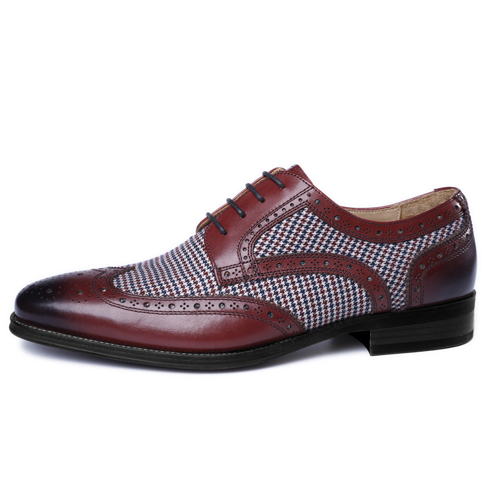 qh89-men's retro casual leather shoes