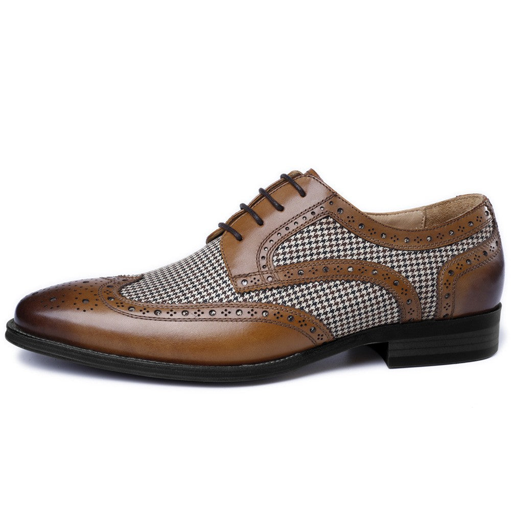 qh89-men's retro casual leather shoes