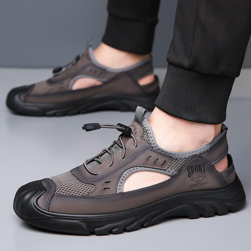 2025 casual hollow breathable mesh hole shoes(cm323)