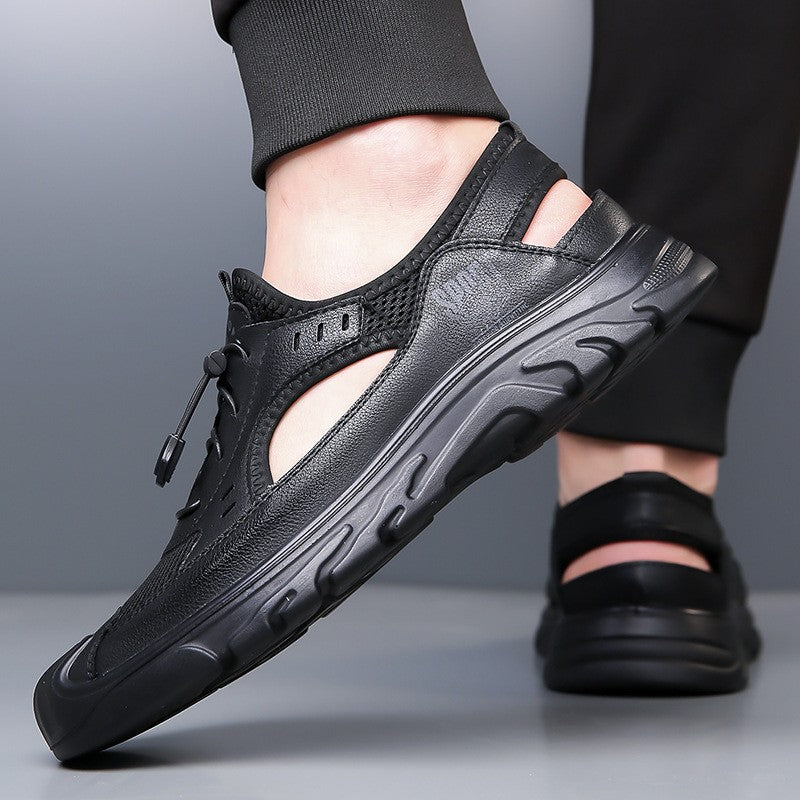 2025 casual hollow breathable mesh hole shoes(cm323)