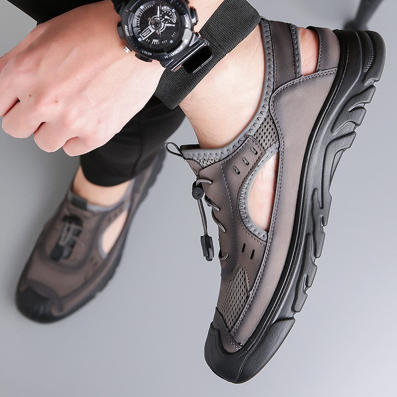 2025 casual hollow breathable mesh hole shoes(cm323)
