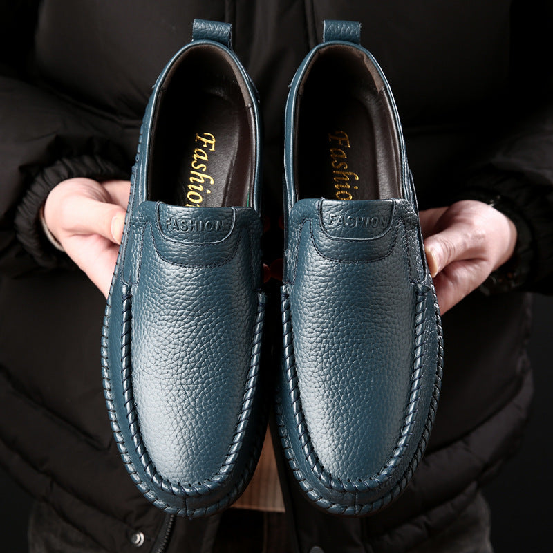 vmr3-Men's slip-on non-slip leather shoes