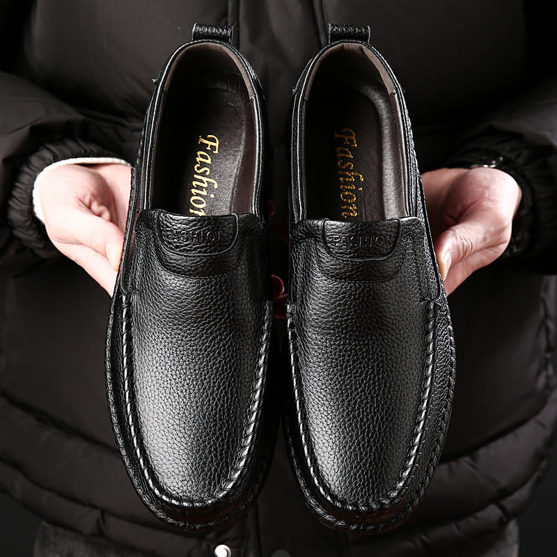 vmr3-Men's slip-on non-slip leather shoes